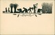  Scherenschnitt/Schattenschnitt-Ansichtskarten Künstlerkarte August 1922 - Scherenschnitt - Silhouette