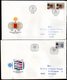 CZECHOSLOVAKIA 1983 World Communications Year FDC (4)  Michel 2705-08 - FDC