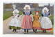 4 Cartes Postales PAYS BAS - Costumes Folkloriques      BA - Costumes