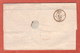 FRANCE LETTRE AVEC CACHET 25C DE 1854 DE PARIS POUR LYON - 1849-1876: Période Classique