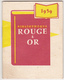 Petit Calendrier 1959 - Bibliothèque Rouge & Or (sous Forme De Petit Livre) - Petit Format : 1941-60