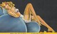 Pin-Ups - "When The Day Is Done/ And My Work Is Through/ I Relax For Awhile/ And Dream Of You" - Ed. Curt Teich & Co. - Pin-Ups