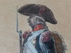 Gouache Soldat D'infanterie 1786 Par Eugène EVRARD - Other & Unclassified