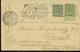 Carte N° 31. Obl. Bxl 04/07/1906 Pour Padang 07/08/1906  (Indes Néerlandaises) !!!  RR Destination - Cartes Postales 1871-1909