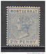 1884 - 1885   YVERT  Nº 9  ( * ) - Montserrat