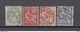 1902 - 1906    YVERT  Nº  23 , 24 , 25 , 27 , - Used Stamps