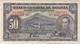 Bolivia 50 Bolivianos 20-7-1928 Pk 132 5 Firmas Baptista, Prudencio Y Ascarrunz Ref 3168-2 - Bolivia