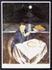 400006 Sandro CHIA ~ Self-Portrait Autoportrait ~ Sea Moon POISON Skull DEATH ~ Symbolist Art Modern Postcard - Paintings