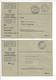 4 DOCUMENTS SUISSE AVIATION FELDPOST MILITARPOST PIGEON VOYAGEUR COLOMBOPHILIE BRIEFTAUBENZUG /FREE SHIP. R - Marcophilie