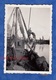 Photo Ancienne Snapshot - Port à Situer - Portrait De Jeune Homme Surun Bateau Boat Pêche - Nord ? Calais ? - Bateaux