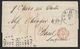 1867 Etats Unis - New York A BASEL, Suisse - Via France - Marque F/60 (Convention Postale 1865 Entre Suisse Et France ) - Postal History