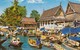 Postcard Floating Market Wat Sai Thonburi Near Bangkok Thailand My Ref  B13038 - Thailand
