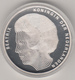 Fifty Guilder Coin 1990 Centennial Of Four Queens Silver 925% 25 Grams Proof Con Astuccio Originale - 1980-2001 : Beatrix