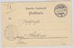 DR - Dienstpostkarte Postamt Berlin W9 N. Stettin 1901 Postanweisung Betreffend - Sonstige & Ohne Zuordnung