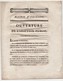 Mairie D'Orléans Ouverture De L'Abattoir Public 1821 Le Comte De Rocheplatte Bouchers Préfet Vicomte De Riccé - Historische Dokumente