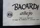 Kuba / Cuba Bacardi Original Reklameschild Um 1950,Poster Seriegraphie Rum High Ball, Santiago De Cuba, Ron Santiago Ron - Plaques En Carton