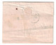 1832 - LETTRE LAC En PORT PAYÉ Avec GRAND CAD ROUGE De LYON + GRIFFE PP Pour GRASSE ALPES MARITIMES - 1849-1876: Période Classique