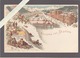 Suisse - Davos - Tres Belle Chromolithographie Kunzli - Luge - Davos