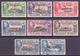 Falkland Islands Scott 5L1/5L8 - SG D1/D8, 1944 South Shetlands Overprint Set Used - Falkland