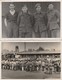 2 CARTE PHOTO:ALLEMAGNE PRISONNIERS FRANÇAIS CAMP STALAG KERMESSE 1943,PORTRAIT DE QUATRE MILITAIRES - Autres & Non Classés