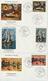 Polynésie Francaise FDC 1972 Artistes En Polynésie PA 65-69 - FDC