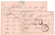 1855 - BOITE RURALE E De ROLLEBOISE Sur LETTRE LAC NON AFFRANCHIE CAD BONNIERESTAXE 30 DT Pr PACY EURE - 1849-1876: Période Classique