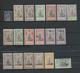 Inde établissement  Lot  De 29 Timbres MH X  Avec Traces De Charnières - Unused Stamps