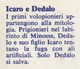 ICARO E DEDALO - Non Classificati