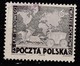 POLAND POLSKA 1950 GROSZY OVPT Mi.636 USED STAMP - Oblitérés