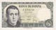 BILLETE DE ESPAÑA DE 5 PTAS DEL 16/08/1951 SERIE V EN CALIDAD EBC  (XF)    (BANKNOTE) - 5 Pesetas