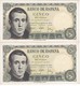 PAREJA CORRELATIVA DE 5 PTAS DEL 16/08/1951 SERIE T (SIN CIRCULAR-UNCIRCULATED)   (BANKNOTE) - 5 Pesetas