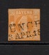 Bayern 1850 1K Yellow Good Used. - Autres & Non Classés