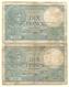 France - 10 Francs Minerve 28 9 1939 Et 14 11 1940 Lot 2 Billets - 10 F 1916-1942 ''Minerve''