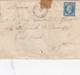 LETTRE. 1865. PERLÉ T22 TARN. VILLEFRANCHE D'ALBIGEOIS. GC 4237 - 1849-1876: Periodo Classico