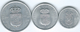 Belgian Congo - Ruanda-Urundi - 1955 - 50 Centimes - KM2; 1957 - 1 Franc - KM4 & 1959 - 5 Francs - KM3 - 1951-1960: Baudouin I