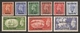 BAHRAIN 1950 - 1955 SET SG 71/79 (LIGHTLY) MOUNTED MINT Cat £110 - Bahrain (...-1965)