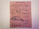 GP 2019 - 939  TICKET De RATIONNEMENT  1947  :  BON D'achat Pour Un  PANTALON De TRAVAIL  -  RARE   XXX - Sin Clasificación