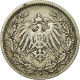 Monnaie, GERMANY - EMPIRE, 1/2 Mark, 1906, Stuttgart, TB+, Argent, KM:17 - 1/2 Mark