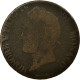 Monnaie, Monaco, Honore V, 5 Centimes, Cinq, 1837, Monaco, TB, Cast Brass - Charles III.