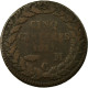 Monnaie, Monaco, Honore V, 5 Centimes, Cinq, 1837, Monaco, TB, Cast Brass - 1819-1922 Onorato V, Carlo III, Alberto I