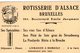 (100) CPA Bruxelles Rotisserie D'Alsace Boulevard Emile Jacqmain    (Bon Etat) - Cafés, Hotels, Restaurants