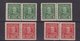 CANADA : 4 PAIRES . DENT 8 1/2 .  N° 179 A ET N° 181 A . 1935 . - Unused Stamps