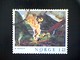 Norway (Norge), Scott #768, Used (o), 1980, Norwegian Artists, "Fire" By Nikolai Astrup, 1.25k, Multicolored - Used Stamps