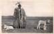 CPA CARTE DE PHOTO CHIEN DOG UNGARN HONGRIE HUNGARY HERDSMAN ON THE PUSZTA - Hongrie