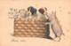 CPA ILLUSTRATEUR VIENNE 657 CHIEN ARTIST SIGNED  DOG PIG COCHON - Vienne