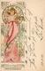 Mucha, Alfons Champagne Moet & Chandon Künstler-Karte 1909 I-II - Mucha, Alphonse