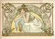 Mucha, Alfons Frau Jugendstil II (beschnitten) Art Nouveau - Mucha, Alphonse