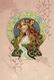 Jugendstil Frau  Künstlerkarte I-II (fleckig) Art Nouveau - Sonstige & Ohne Zuordnung