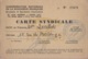 Vieux Papiers - Carte Syndicale - Confédération Boucherie Française Paris 75 - M. Loeillot Rue De Moscou - Rue Ampère - Autres & Non Classés