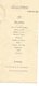 Menu Tapuscrit Dessin Original  Plume Deux Pigeons Love Amour Funny Houmour 2e Service - Menu